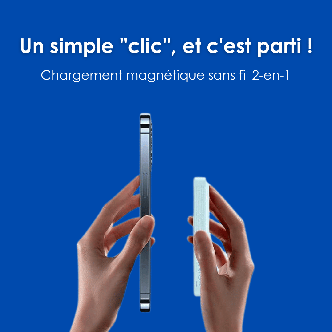 MagneticBattery™ | Mini Chargeur Magnétique sans fil
