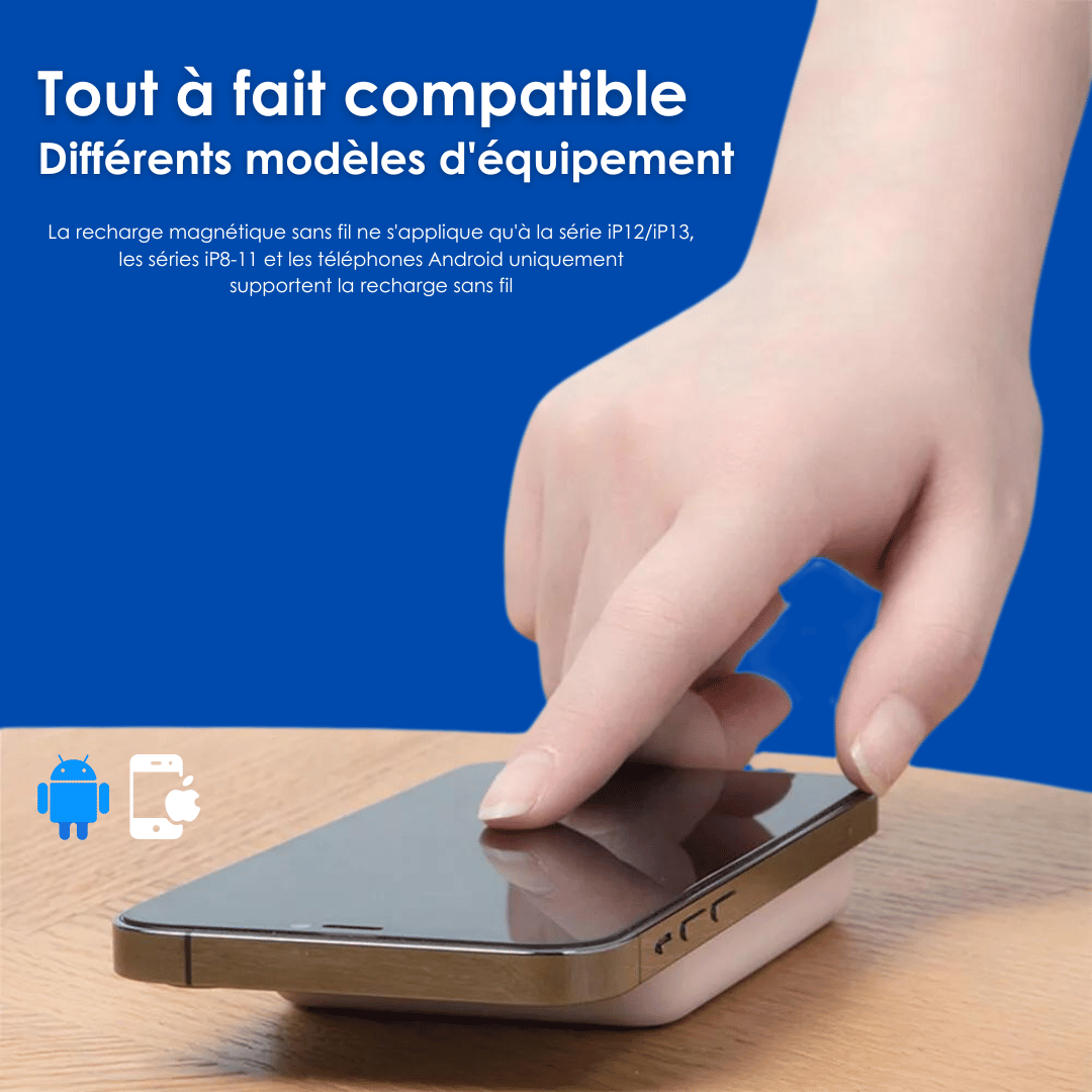 MagneticBattery™ | Mini Chargeur Magnétique sans fil