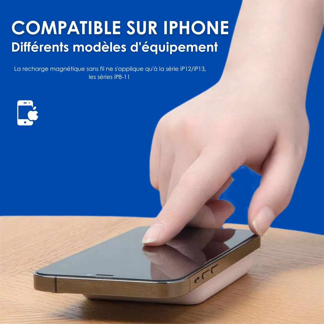 MagneticBattery™ | Mini Chargeur Magnétique sans fil